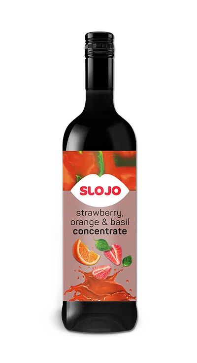 Slojo strawberry ,orange & basil concentration